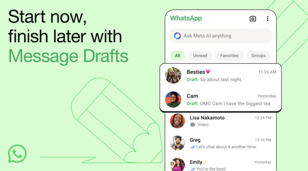 Whatsapp Finally Brings Message Draft Feature For Incomplete Conversations